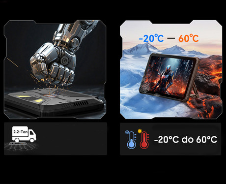 Blackview ACTIVE 12 PRO robusten tablični računalnik / projektor, 11", 5G, 16GB+1TB, črn (Onyx Black)