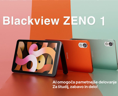 Blackview ZENO 1 tablični računalnik, 8", 4G-LTE, 6GB+128GB, GPS, Android, oranžen (Space Orange)