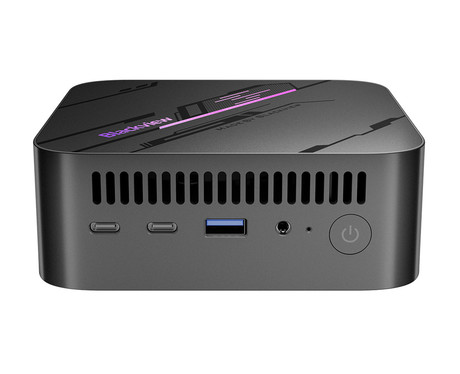 Blackview MP100 namizni mini računalnik, Windows 11 PRO, AMD Ryzen 5 7430U, AMD Radeon Graphics, 16GB RAM, 512GB SSD, WIFI 6, Bluetooth 5.2, Ethernet, 3x USB Type-A, 1x HDMI, 1x DP, 2x USB Type-C, siv