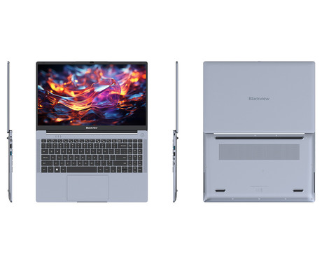 Blackview ACEBOOK 6 prenosni računalnik, 15.6" (39,6cm), 16GB RAM, 512GB SSD, Windows 11 Pro, AMD Ryzen 5 3500U, IPS FHD+, Radeon Vega8, WIFI 5, BT, 38Wh baterija, kamera, zvočniki, siv (Stellar Gray)