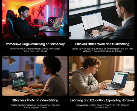 Blackview ACEBOOK 6 prenosni računalnik, 15.6" (39,6cm), 16GB RAM, 512GB SSD, Windows 11 Pro, AMD Ryzen 5 3500U, IPS FHD+, Radeon Vega8, WIFI 5, BT, 38Wh baterija, kamera, zvočniki, siv (Stellar Gray)