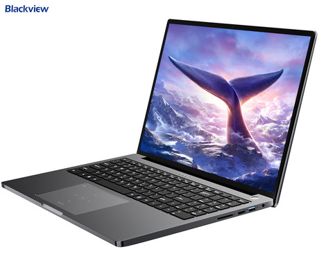 Blackview GAMIBOOK 8 gaming prenosni računalnik, 16" (40,64cm), 32GB RAM, 1TB SSD, Windows 11 Pro, AMD Ryzen™ 7, AMD Radeon™ 680M, IPS FHD+, WiFi 6, Bluetooth 5.2, 57Wh baterija, kamera, zvočniki, siv