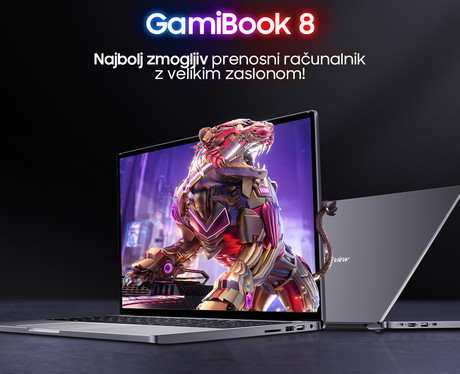 Blackview GAMIBOOK 8 gaming prenosni računalnik, 16" (40,64cm), 32GB RAM, 1TB SSD, Windows 11 Pro, AMD Ryzen™ 7, AMD Radeon™ 680M, IPS FHD+, WiFi 6, Bluetooth 5.2, 57Wh baterija, kamera, zvočniki, siv