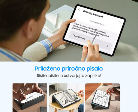 Blackview LINK 8 tablični računalnik, 12.7", Next-Gen AI, 6GB+256GB, IPS 2K+, 90Hz, Android, 8400mAh, WIFI 5, BT 5.0, GPS, QUAD STEREO zvočniki, +ovitek, +dodatki, moder (Dawn Blue)