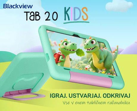 Blackview TAB 20 KIDS tablični računalnik, 10.1", Gemini AI 2.0, 4GB+64GB, IPS HD+, Android, Google Kids Space, 6600mAh, WIFI 5, Bluetooth, Widevine L1, zvočniki, +dodatki, vijoličen (Unicorn Purple)