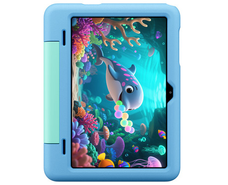 Blackview TAB 20 KIDS tablični računalnik, 10.1", Gemini AI 2.0, 4GB+64GB, IPS HD+, Android, Google Kids Space, 6600mAh, WIFI 5, Bluetooth, Widevine L1, zvočniki, +dodatki, moder (Bubble Blue)
