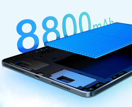Blackview MEGA 3 tablični računalnik, 12.1", 4G LTE, 12GB+256GB, IPS 2.5K, Android, 8800mAh, WIFI 5, Bluetooth, Dual SIM, GPS, AI, stereo zvočniki, +ovitek, +dodatki, siv (Space Gray)