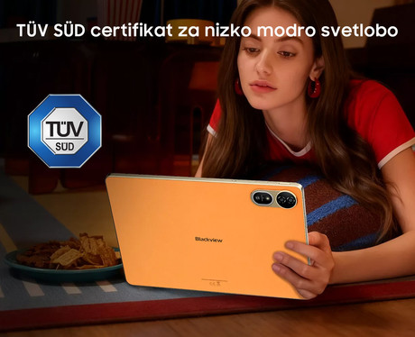 Blackview MEGA 12 tablični računalnik, 12.2", 4G LTE, 12GB+256GB, IPS QHD+, 120Hz, Android, siv (Space Gray)