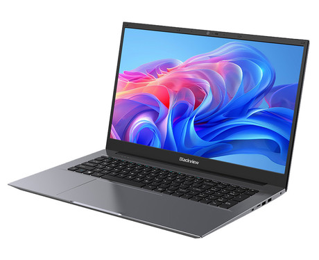 Blackview ACEBOOK 10 prenosni računalnik, 18.5" (46,99cm), 16GB RAM, 512GB SSD, Windows 11 Pro, Intel N150, IPS FHD, WiFi 6, Bluetooth, 60Wh baterija, prednja kamera, dvojni zvočniki, siv (Urban Gray)