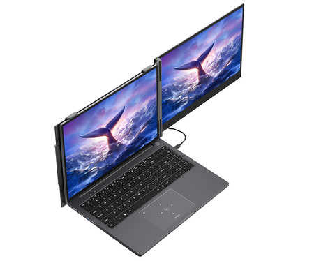 Blackview SCM6 zaslon / monitor za prenosnik, 35cm (14"), Full HD, 60Hz, IPS, 300nit, 100% sRGB, HDMI / USB-C, univerzalna združljivost, 180° nastavljiv kot, Quick-Fit montaža, Low Blue Light