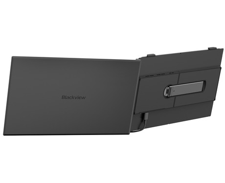 Blackview SCM6 zaslon / monitor za prenosnik, 35cm (14"), Full HD, 60Hz, IPS, 300nit, 100% sRGB, HDMI / USB-C, univerzalna združljivost, 180° nastavljiv kot, Quick-Fit montaža, Low Blue Light