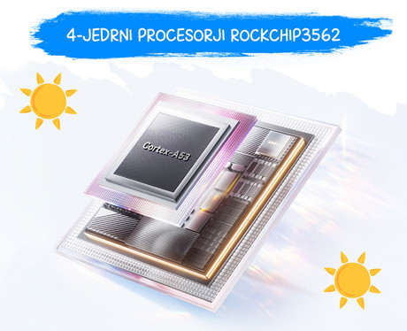 Blackview LINK 1 KIDS tablični računalnik, 8.68", 3v1 AI, 4GB+64GB, IPS HD, Android, Google Kids Space, 5000mAh, WIFI 6, Bluetooth, Widevine L1, stereo zvočniki, +dodatki, vijoličen (Dreamy Purple)