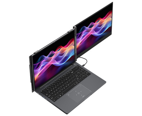 Blackview SCM8 zaslon / monitor za prenosnik, 39cm (15.3"), Full HD, 60Hz, IPS, 300nit, 100% sRGB, HDMI / USB-C, univerzalna združljivost, 180° nastavljiv kot, Quick-Fit montaža, Low Blue Light