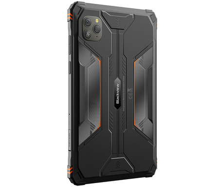 Blackview ACTIVE 5 robusten tablični računalnik, 8.68", 3v1 AI, 4G LTE, 6GB+128GB, IPS HD+, Android, 6600mAh, WIFI 5, Bluetooth, Dual SIM, GPS, stereo zvočniki, +dodatki, črno oranžen (Black Orange)