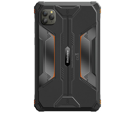 Blackview ACTIVE 5 robusten tablični računalnik, 8.68", 3v1 AI, 4G LTE, 6GB+128GB, IPS HD+, Android, 6600mAh, WIFI 5, Bluetooth, Dual SIM, GPS, stereo zvočniki, +dodatki, črno oranžen (Black Orange)