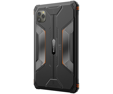 Blackview ACTIVE 5 robusten tablični računalnik, 8.68", 3v1 AI, 4G LTE, 6GB+128GB, IPS HD+, Android, 6600mAh, WIFI 5, Bluetooth, Dual SIM, GPS, stereo zvočniki, +dodatki, črno oranžen (Black Orange)