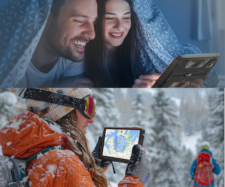 Blackview ACTIVE 5 robusten tablični računalnik, 8.68", 3v1 AI, 4G LTE, 6GB+128GB, IPS HD+, Android, 6600mAh, WIFI 5, Bluetooth, Dual SIM, GPS, stereo zvočniki, +dodatki, črn (Onyx Black)