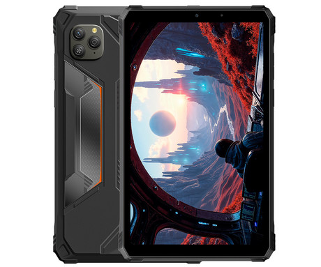Blackview ACTIVE 5 robusten tablični računalnik, 8.68", 3v1 AI, 4G LTE, 6GB+128GB, IPS HD+, Android, 6600mAh, WIFI 5, Bluetooth, Dual SIM, GPS, stereo zvočniki, +dodatki, črn (Onyx Black)