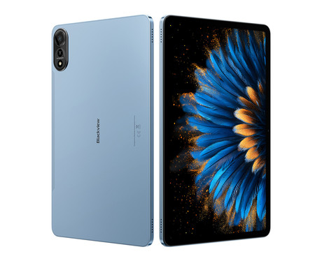 Blackview MEGA 2 tablični računalnik, 12", 4G LTE, 6GB+256GB, IPS 2K, Android, 9000mAh, WIFI 5, Bluetooth, Dual SIM, GPS, AI, stereo zvočniki, +ovitek, +dodatki, moder (Ice Blue)