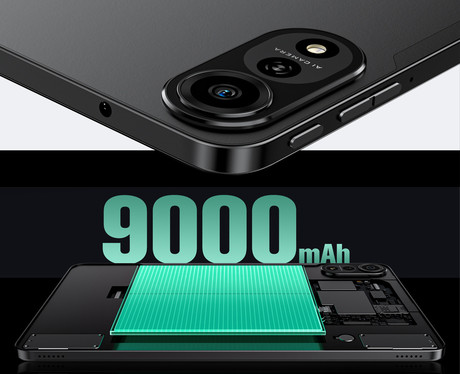 Blackview MEGA 2 tablični računalnik, 12", 4G LTE, 6GB+256GB, IPS 2K, Android, 9000mAh, WIFI 5, Bluetooth, Dual SIM, GPS, AI, stereo zvočniki, +ovitek, +dodatki, zelen (Moss Green)