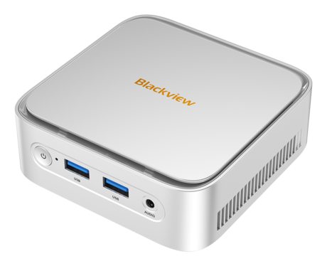 Blackview MP50 namizni mini računalnik, Windows 11 PRO, AMD Ryzen 5 3500U, AMD Radeon Graphics, 16GB RAM, 512GB SSD, WIFI 5, Bluetooth, Ethernet, 4x USB-A, 1x HDMI, 1x DP, minijack, +dodatki, srebrn