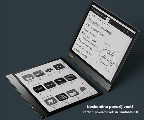 BOOX Note Air3 e-bralnik / tablični računalnik, 10.3", Android 12, 4GB+64GB, WIFI, Bluetooth 5.0, USB Type-C, + pisalo Pen Plus, črn (Cosmic Black)
