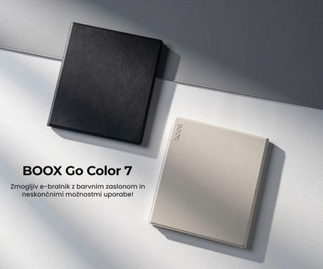 BOOX Go Color 7 e-bralnik / tablični računalnik, 7", Android 12, 4GB+64GB, Wi-Fi, Bluetooth 5.0, USB-Type-C, bel