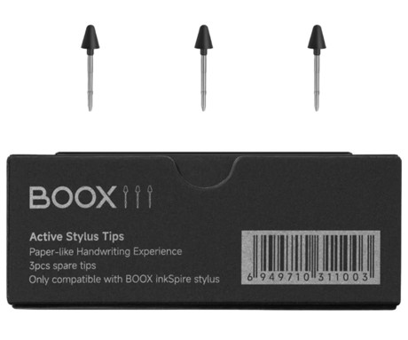 BOOX konice za InkSpire pisalo, 3 konice, združljive z InkSpire pisalom, črne