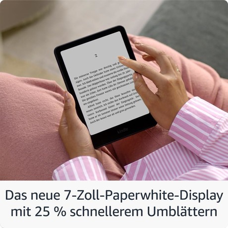 AMAZON KINDLE Paperwhite e-bralnik, 12. Gen, 7", 16GB, adds, črn (Black)
