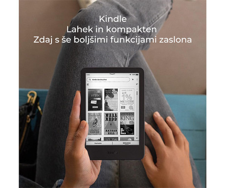 AMAZON KINDLE Touch e-bralnik, 11. Gen, 6", 16GB, adds, črn (Black)