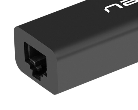 Natec DRAGONFLY adapter USB hub, 3x USB-A 2.0, 1x Ethernet RJ-45, 480MB/s, Plug&Play, črn