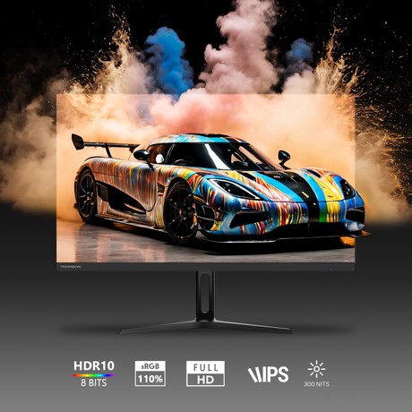 THOMSON M24FG2Y14 gaming monitor, 61cm (24"), Full HD, 180Hz, IPS, 1ms, 300nit