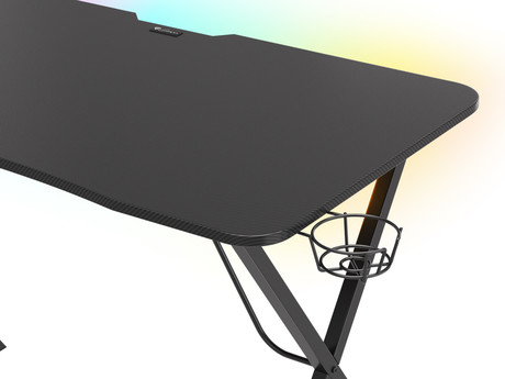 Profesionalna GAMING miza GENESIS HOLM 200 RGB, LED RGB osvetlitev, USB 3.0 razdelilec
