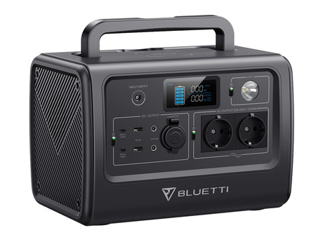 BLUETTI EB70 prenosna polnilna postaja / baterija, 716Wh, 1000W, polnjenje / napajanje naprav, vtičnice USB-A/USB-C/DC, LED svetilka, ročaj