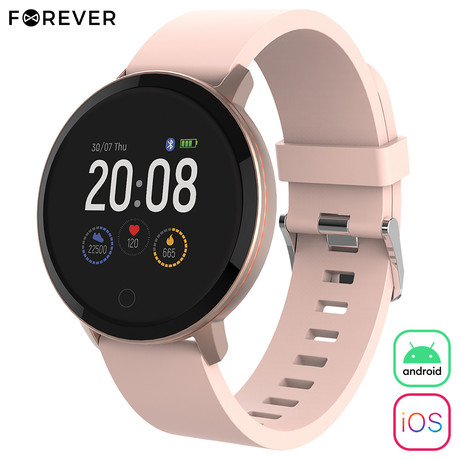 EOL - FOREVER pametna ura ForeVive Lite SB-315, 1.3" (3,38cm) zaslon, Bluetooth 5.0, Android + iOS, aplikacija, IP67, roza zlata