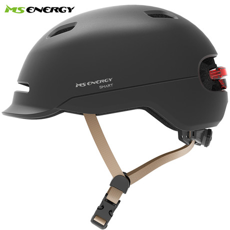 Pametna čelada MS ENERGY MSH-20S, Auto Stop, LED osvetlitev, polnilna baterija, velikost L, črna