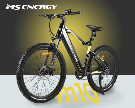Električno kolo MS ENERGY m10, gorsko, 27.5" pnevmatike, 250W 40Nm motor, 8 prestav Shimano, do 100km, Shimano, 36V 13Ah baterija