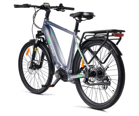 MS ENERGY C101 električno kolo, cestno / mestno, 27.5" pnevmatike, 250W 80Nm motor, 506Wh 36V 14Ah baterija, 21" L okvir, SHIMANO oprema, do 130 km, TEKTRO disk zavore, vzmetenje, LCD zaslon