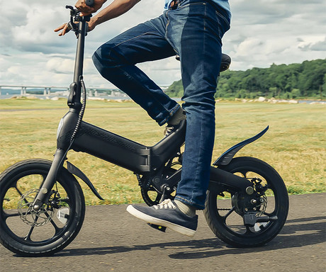 MS ENERGY URBANFOLD i6 električno kolo, zložljivo, 16" pnevmatike, 250W motor, 36V 10Ah 360Wh baterija, do 60 km, disk zavore, zadnje vzmetenje, LCD zaslon, črna (Obsidian Black)