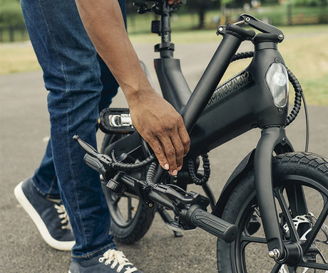 MS ENERGY URBANFOLD i6 električno kolo, zložljivo, 16" pnevmatike, 250W motor, 36V 10Ah 360Wh baterija, do 60 km, disk zavore, zadnje vzmetenje, LCD zaslon, zeleno črna (Mystic Emerald)