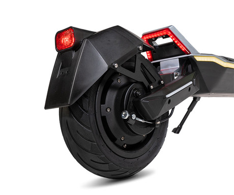 MS ENERGY FLARE X Hydraulic električni skiro, 10" gume, 2x 800W motor, 70km doseg, 936Wh 52V 18Ah baterija, vzmetenje, EBS sistem, Smart BMS, LCD zaslon, LED, aplikacija, srebrn (Midnight Chrome)