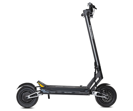 MS ENERGY FLARE X PRO električni skiro, 11" gume, 2x 1200W motor, 135km doseg, 1800Wh 60V 30Ah baterija, vzmetenje, EBS sistem, Smart BMS, LCD zaslon, LED, aplikacija, črn (Obsidian Black)