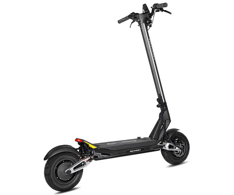 MS ENERGY FLARE X PRO električni skiro, 11" gume, 2x 1200W motor, 135km doseg, 1800Wh 60V 30Ah baterija, vzmetenje, EBS sistem, Smart BMS, LCD zaslon, LED, aplikacija, črn (Obsidian Black)