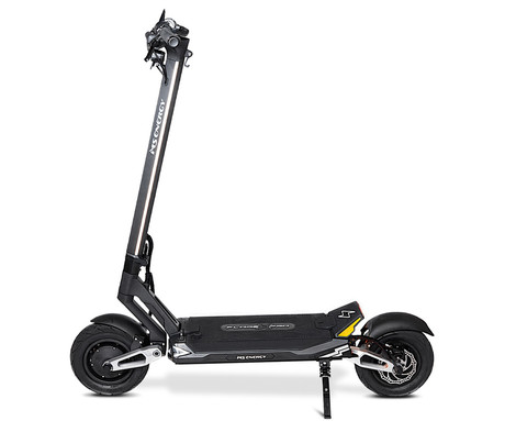 MS ENERGY FLARE X PRO električni skiro, 11" gume, 2x 1200W motor, 135km doseg, 1800Wh 60V 30Ah baterija, vzmetenje, EBS sistem, Smart BMS, LCD zaslon, LED, aplikacija, črn (Obsidian Black)