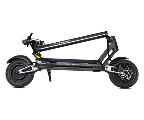 MS ENERGY FLARE X PRO električni skiro, 11" gume, 2x 1200W motor, 135km doseg, 1800Wh 60V 30Ah baterija, vzmetenje, EBS sistem, Smart BMS, LCD zaslon, LED, aplikacija, črn (Obsidian Black)