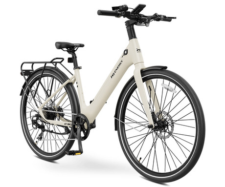 MS ENERGY C30 električno kolo, cestno / mestno, 27.5" pnevmatike, 250W motor, 360Wh 36V 10Ah baterija, do 60km, SHIMANO 8-prestav, disk zavore, LCD zaslon, LED osvetlitev, zadnji nosilec, aplikacija