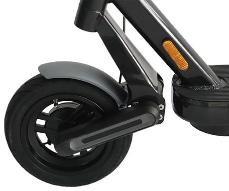 MS ENERGY MENTOR 500 električni skiro, 10" gume, 500W motor, 35km doseg, 374Wh 36V 10.4Ah baterija, dvojno C-vzmetenje, EBS sistem, Smart BMS, LCD zaslon, LED osvetlitev, aplikacija, črn