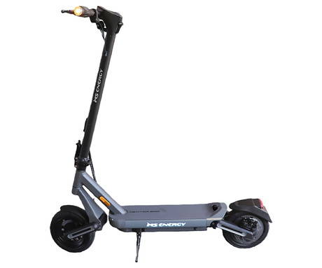 MS ENERGY MENTOR 500 električni skiro, 10" gume, 500W motor, 35km doseg, 374Wh 36V 10.4Ah baterija, dvojno C-vzmetenje, EBS sistem, Smart BMS, LCD zaslon, LED osvetlitev, aplikacija, temno siv