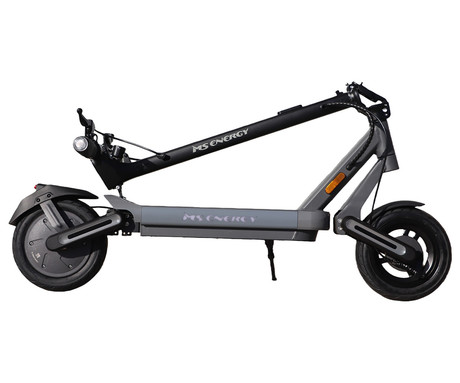 MS ENERGY MENTOR 500 električni skiro, 10" gume, 500W motor, 35km doseg, 374Wh 36V 10.4Ah baterija, dvojno C-vzmetenje, EBS sistem, Smart BMS, LCD zaslon, LED osvetlitev, aplikacija, temno siv