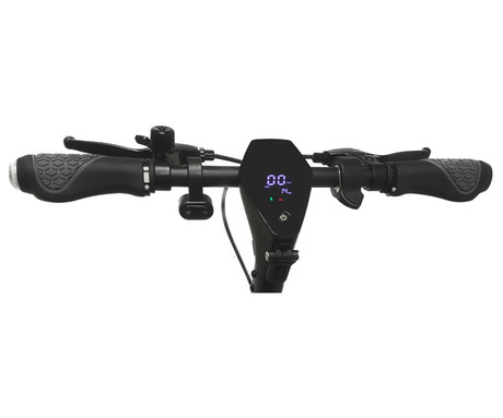 MS ENERGY MENTOR 500 električni skiro, 10" gume, 500W motor, 35km doseg, 374Wh 36V 10.4Ah baterija, dvojno C-vzmetenje, EBS sistem, Smart BMS, LCD zaslon, LED osvetlitev, aplikacija, temno siv